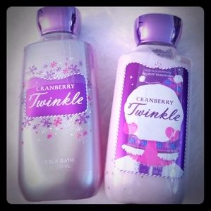 Bath and body works cranberry twinle